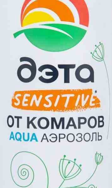 Aqua аэрозоль от комаров Sensitive ТМ Дэта 150 мл