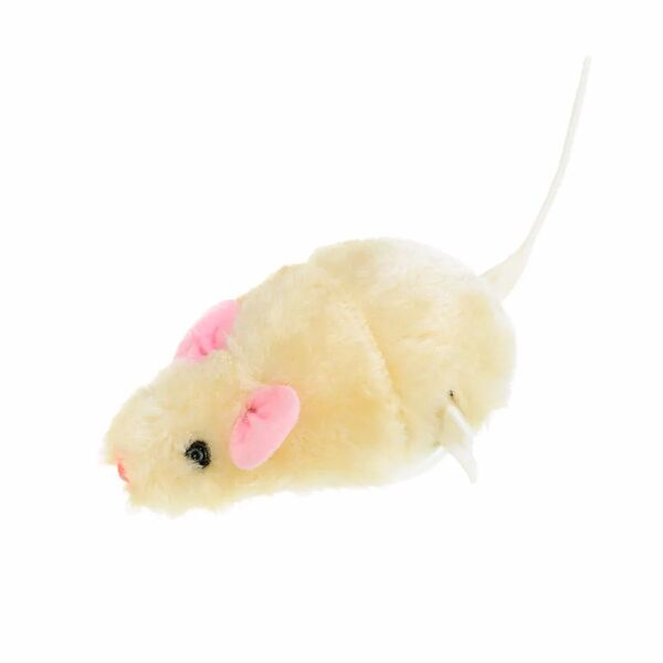 Игрушка для кошек Мышь заводная 8 см