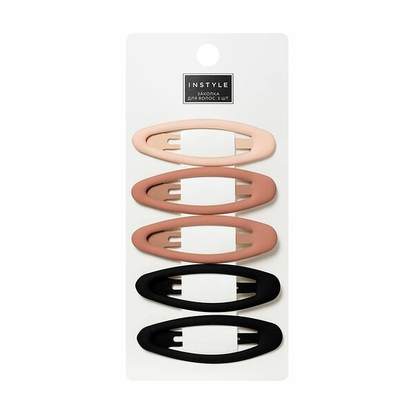 Заколка для волос, INSTYLE, 5 шт., в ассортименте