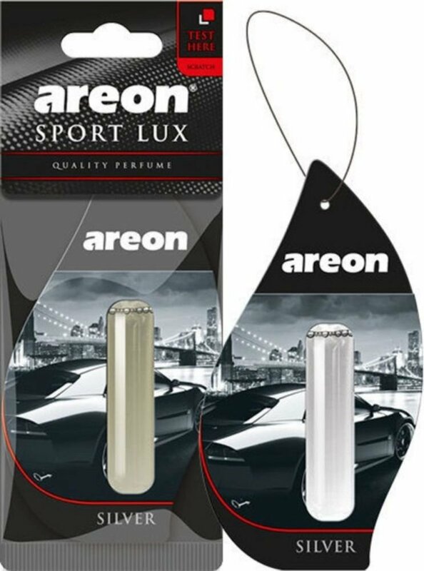 Ароматизатор Sport Lux Silver (Спорт Люкс Сильвер) ТМ Areon (Ареон ...