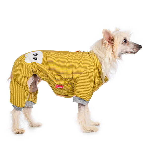 Комбинезон для собак L желтый (унисекс)