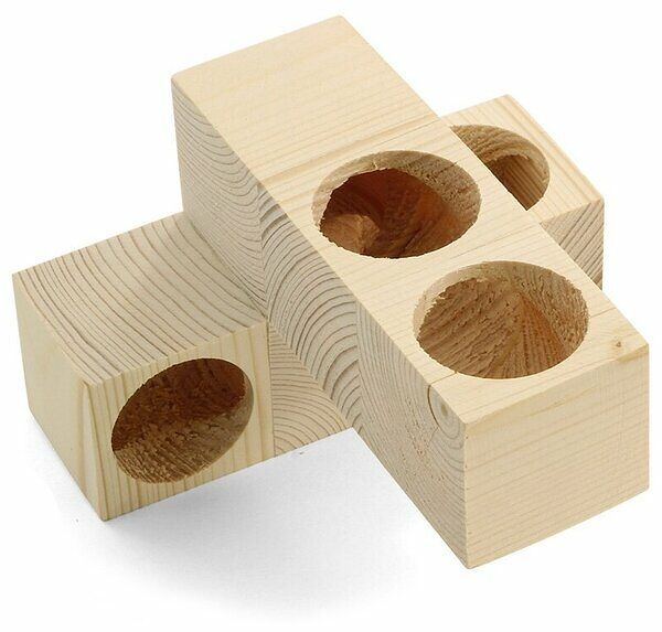 Игрушка Гамма Лабиринт деревянный для грызунов