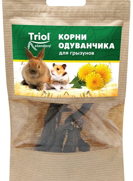 Лакомство Тriol Standard корни одуванчика для грызунов 10г
