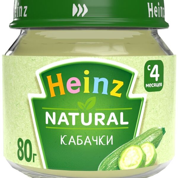 Пюре Heinz Кабачки с 4 месяцев 80г