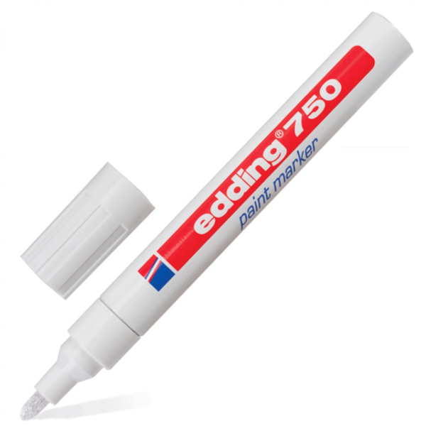 Маркер лак-краска E750 Paint marker Lackmarker белый ТМ Edding (Эддинг)