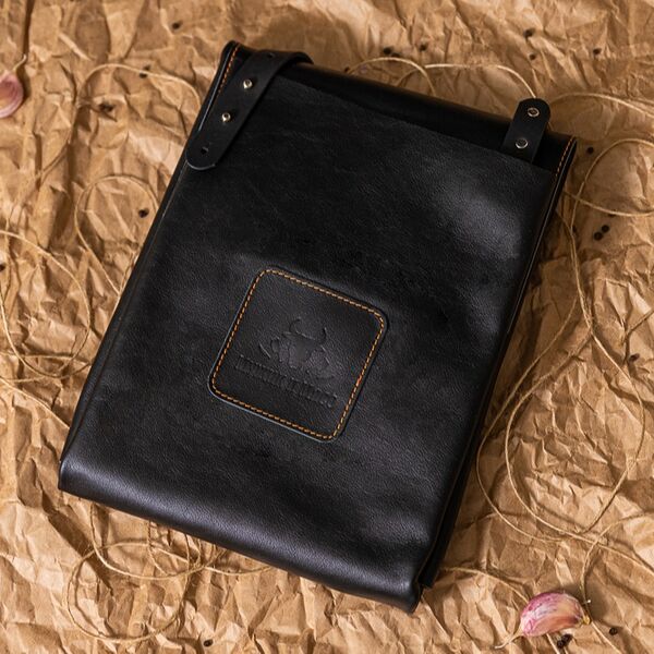 Фирменный кожаный фартук 