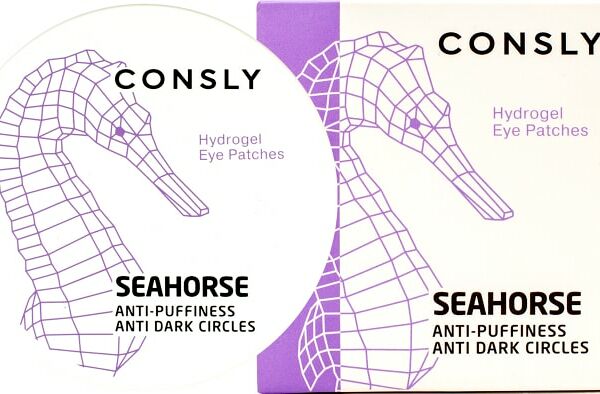 Патчи для глаз Consly Гидрогелевые с экстрактом морского конька 60шт