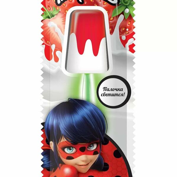 Карамель на палочке Леди Баг конфитрейд, в ассортименте 