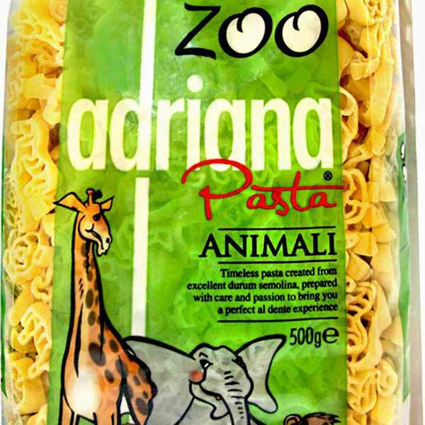 Макаронные изделия фигурные Animali Zoo Adriana Pasta