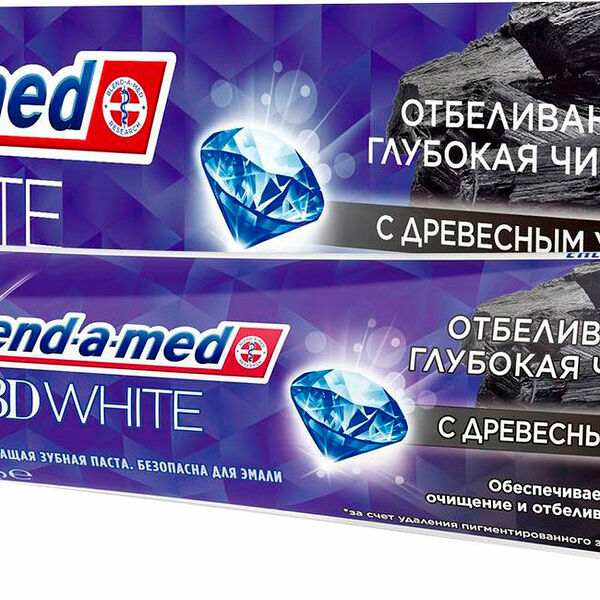 Зубная паста Blend-a-med с Древесным углем 3d White