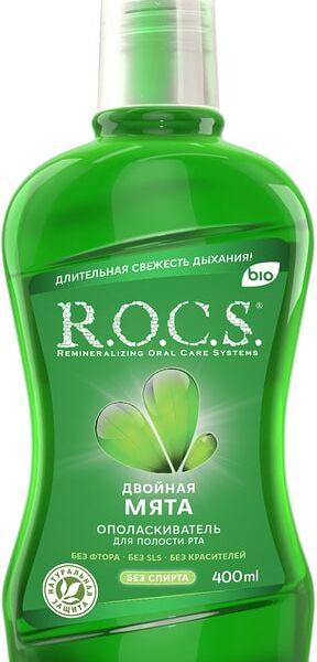 Ополаскиватель для полости рта R.O.C.S. Двойная мята 400 мл