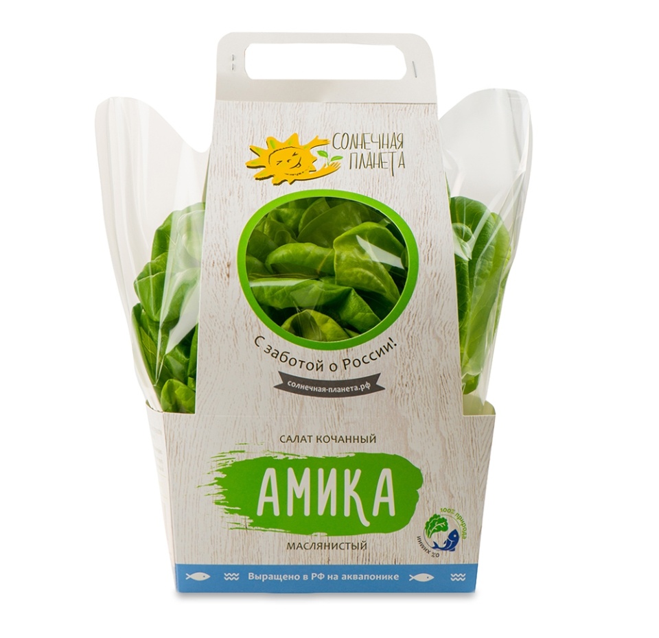 

Салат Солнечная планета Амика кочанный 150 г