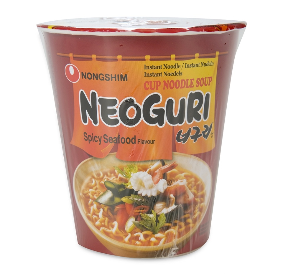

Лапша быстрого приготовления Nongshim Неогури с морепродуктами острая 62 г