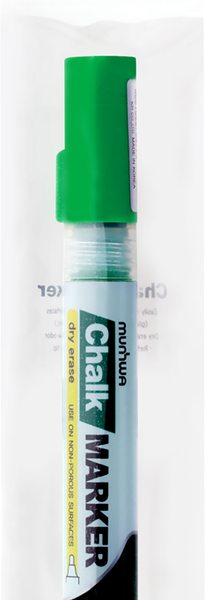 Маркер меловой MUNHWA Chalk Marker 3мм зеленый, на спиртовой основе Арт. CM-04
