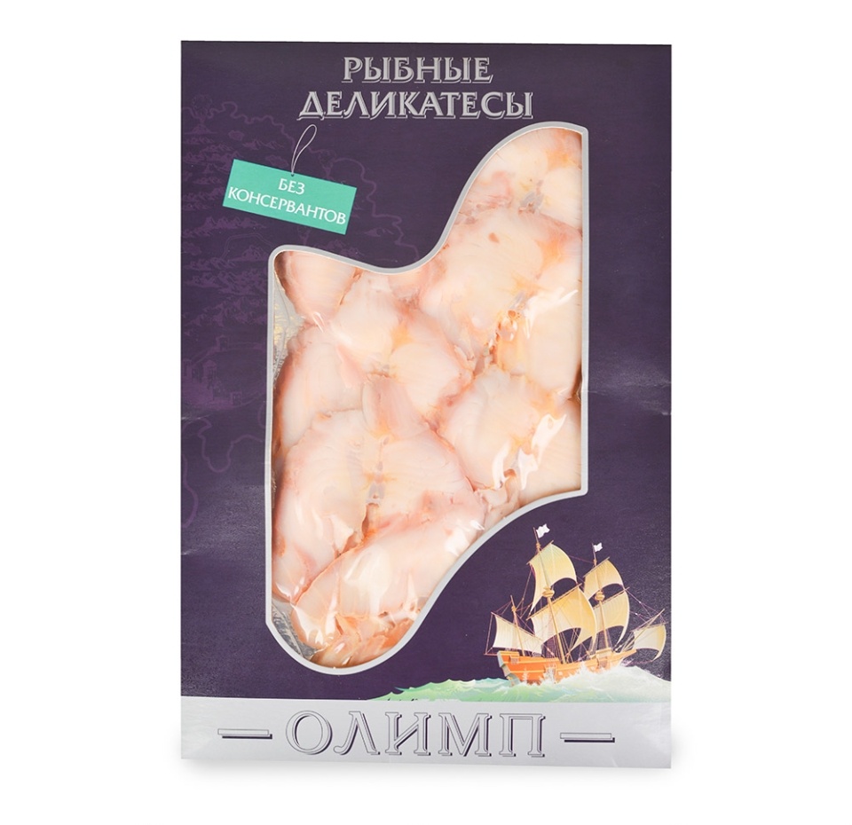 

Осетр горячего копчения ломтики Олимп 200 г