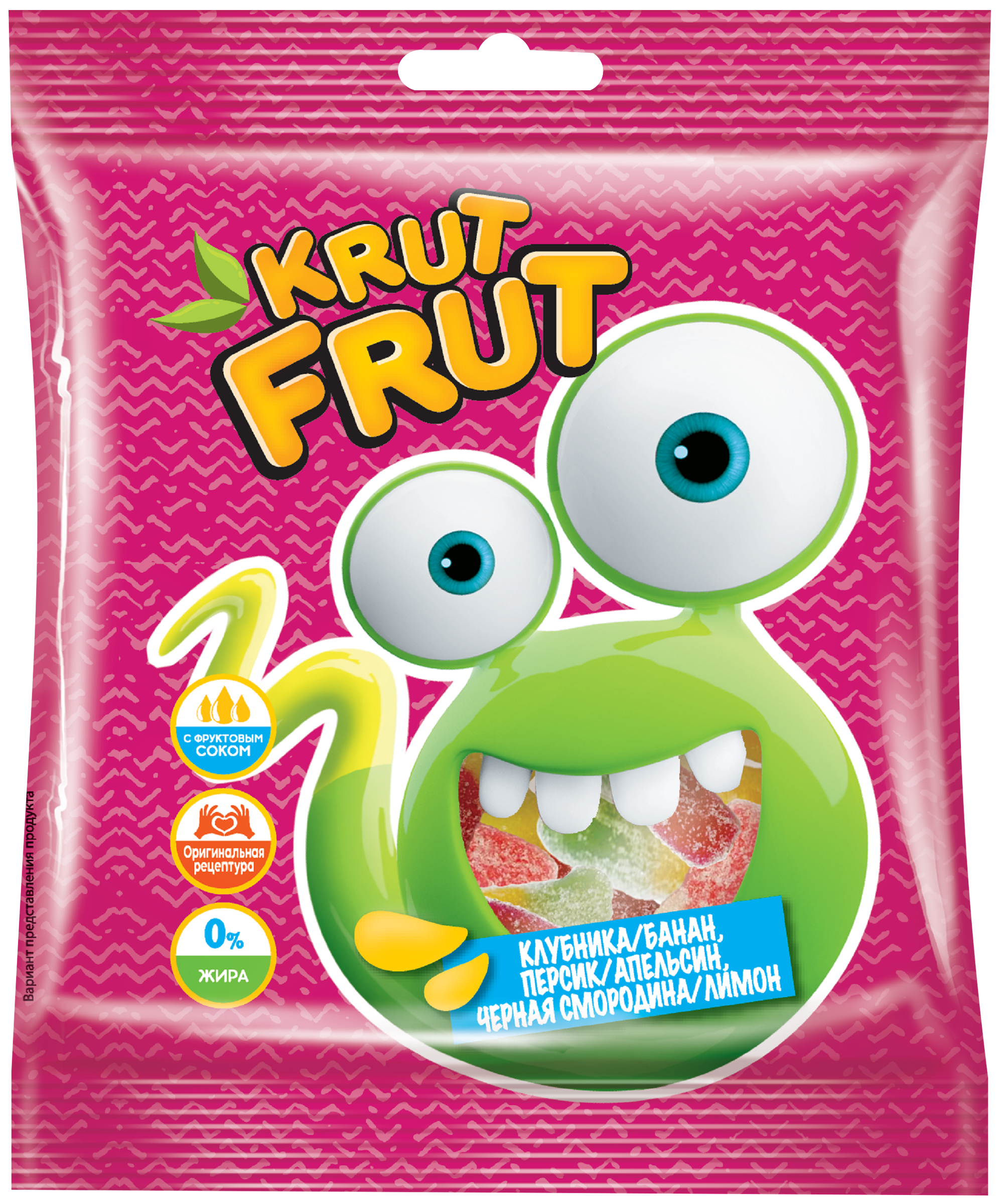 

Мармелад жевательный KRUTFRUT Змейка в кислой посыпке