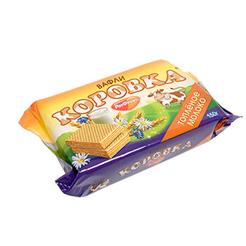 Вафли Коровка Топленое молоко