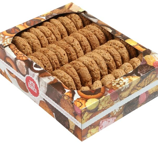 Печенье Arte Bianca Алтайское солнышко сдобное с овсяными хлопьями 450г