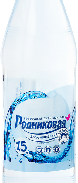 Вода Родниковая+ питьевая негазированная 1.5л