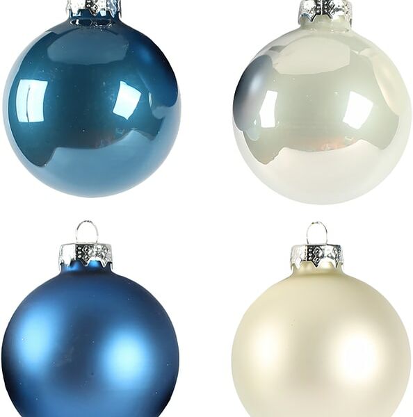 Набор елочных шаров Magic Time Жемчуг из стекла 6*6*6см 4шт