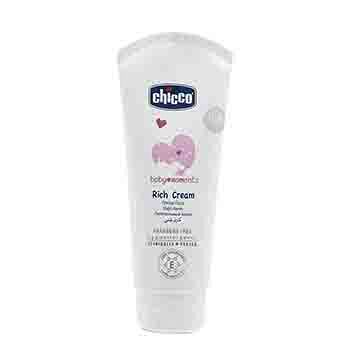 Chicco baby moments крем питательный, 100 мл