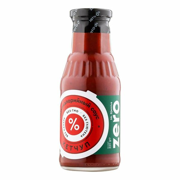 Кетчуп Mr.Djemius Zero низкокалорийный, стеклянная бутылка