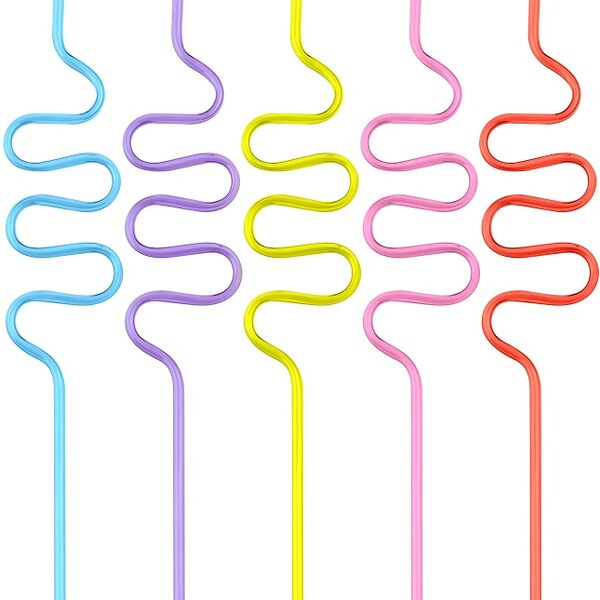 Трубочки Мультидом для коктейлей Зигзаг, 26 см 5 шт