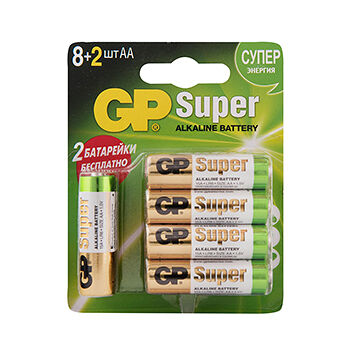 Батарейки Super Alkaline 15А АА 10шт