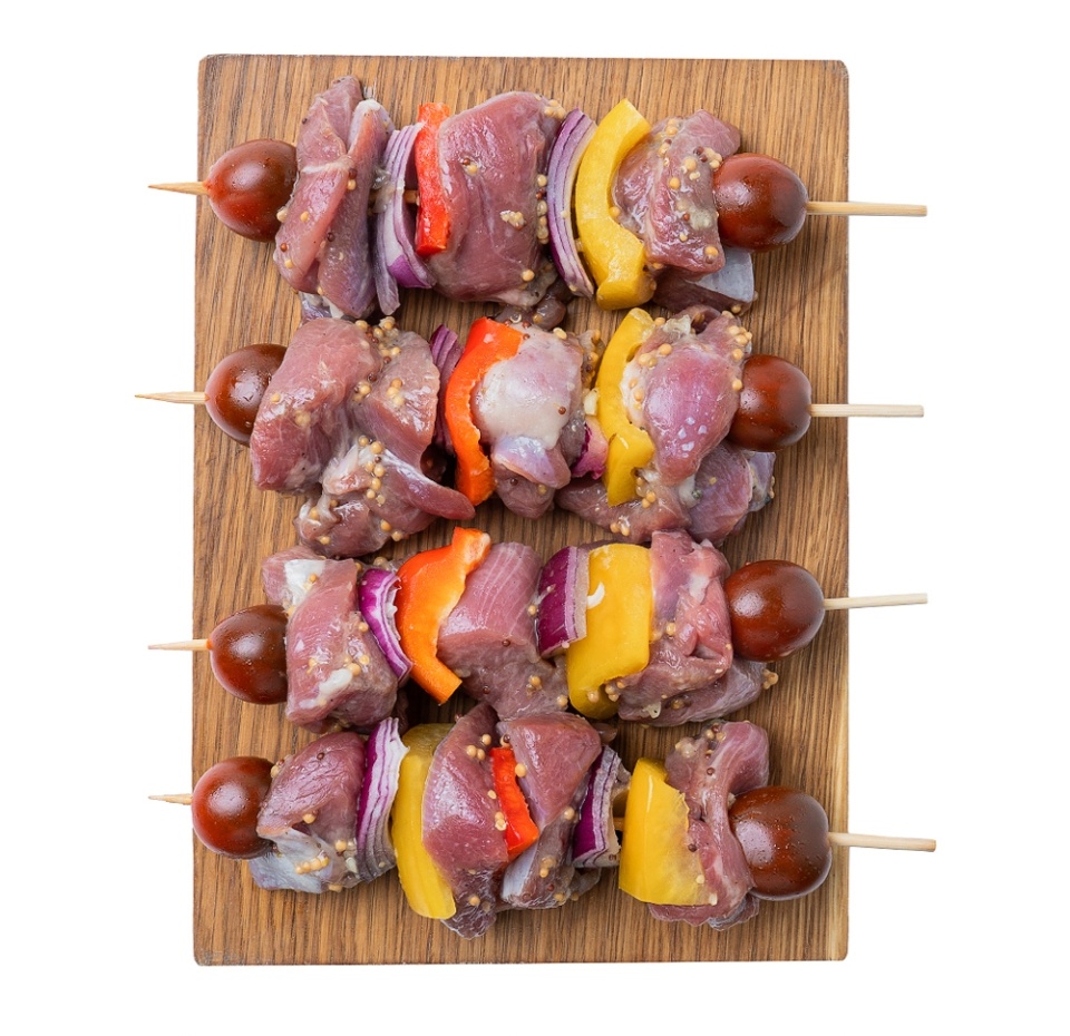

Шашлык из бедра индейки на шпажках Азбука вкуса, Россия