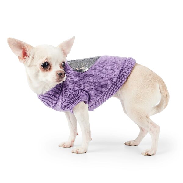 Свитер для собак Petmax 55см 4XL сиреневый (унисекс)