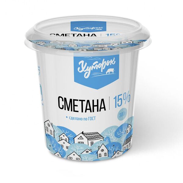 Сметана Хуторок 15%