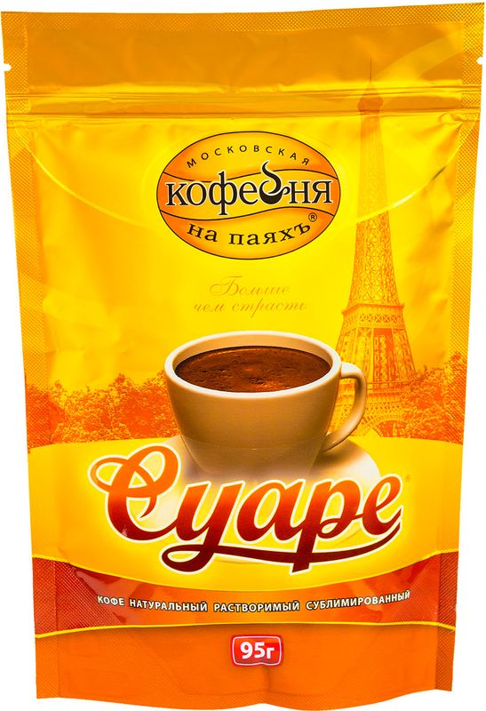 

Кофе растворимый Московская кофейня на паяхъ Суаре 95 г