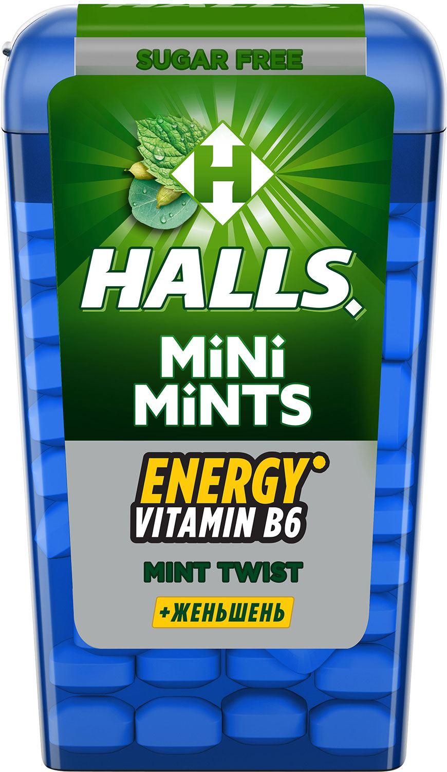 

Конфеты Halls Mini Mints вкус мята и женьшень 12.5г