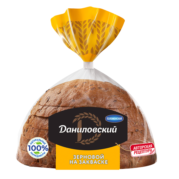 Хлеб зерновой Даниловский в нарезке, 300г
