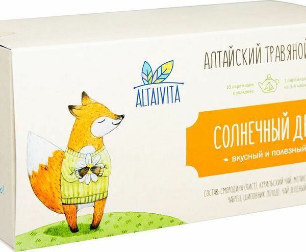 Чай травяной Altaivita Солнечный день в пирамидках 10 шт