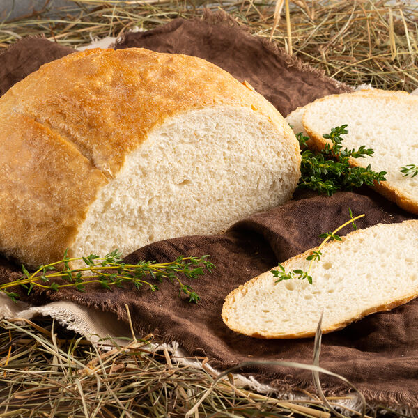 Хлеб пшеничный МясновЪ Пекарня нарезка, половинка
