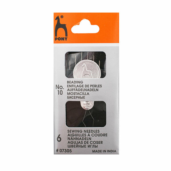 07305(07805) Иглы для бисера №10 (6 шт) PONY