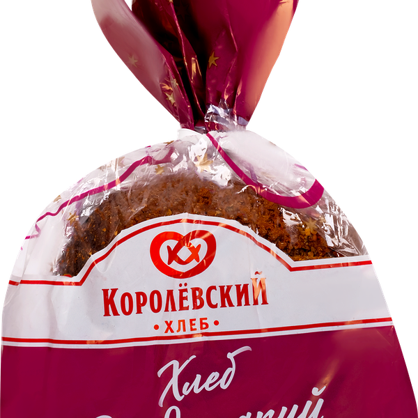 Хлеб Бородинский Королёвский хлеб нарезная часть