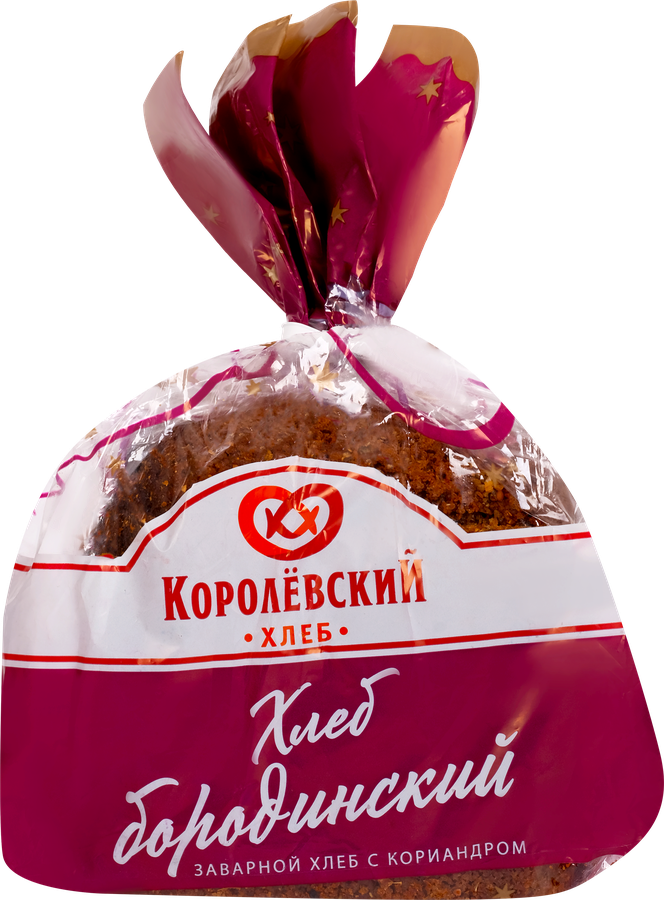 

Хлеб Бородинский Королёвский хлеб нарезная часть