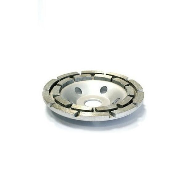 Чашка шлифовальная алмазная сегментная двухрядная SPIN Basic, 125х22,2 мм