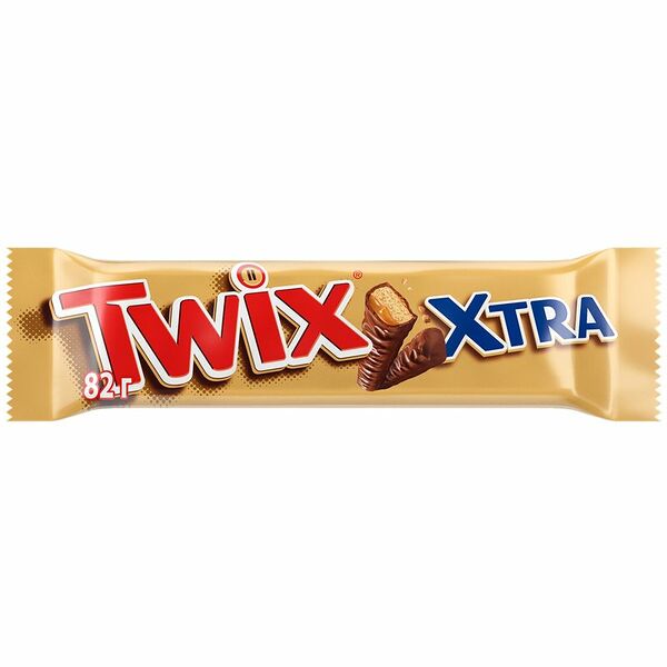 Шоколадный батончик Xtra (Экстра) ТМ Twix (Твикс)