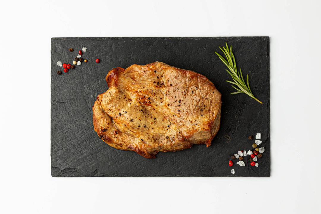 

Стейк из свиной шеи вес