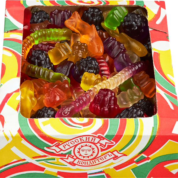 Мармелад жевательный РУССКИЙ КОНДИТЕРЪ Фруктовые фигурки микс