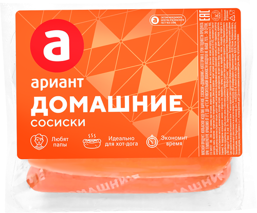 

Сосиски АРИАНТ Домашние, 370г