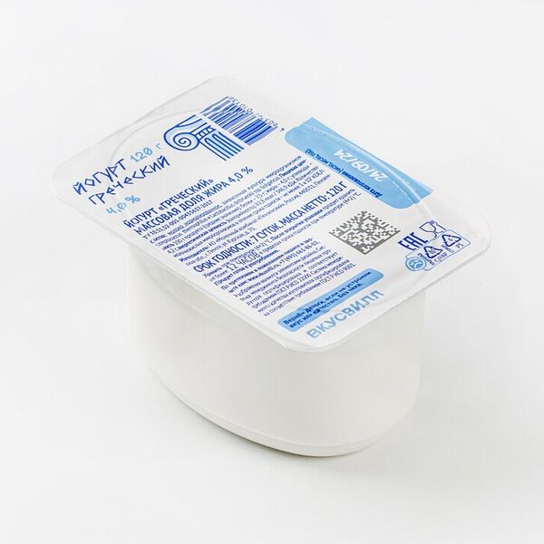 Йогурт греческий 4% 120г