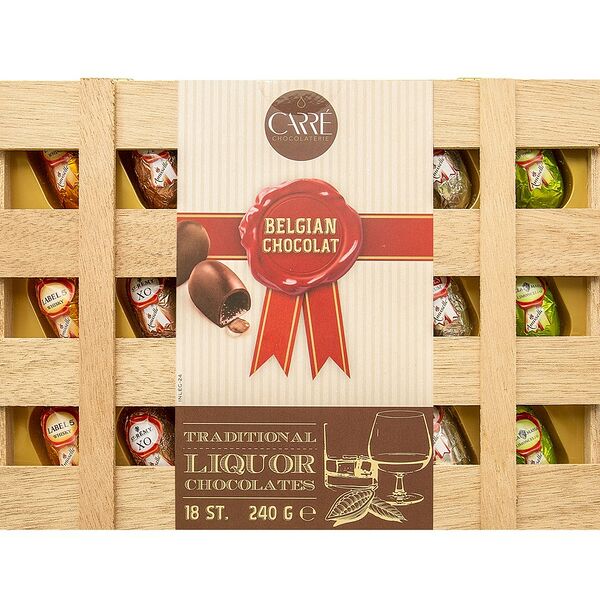 Конфеты шоколадные Chocolaterie Carre ликерные ассорти