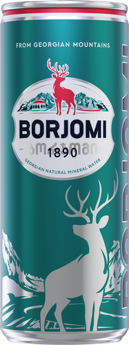 

Вода Borjomi минеральная газированная 0.33 л