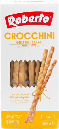 

Хлебные палочки Roberto Grissini Crocchini с солью 250 г