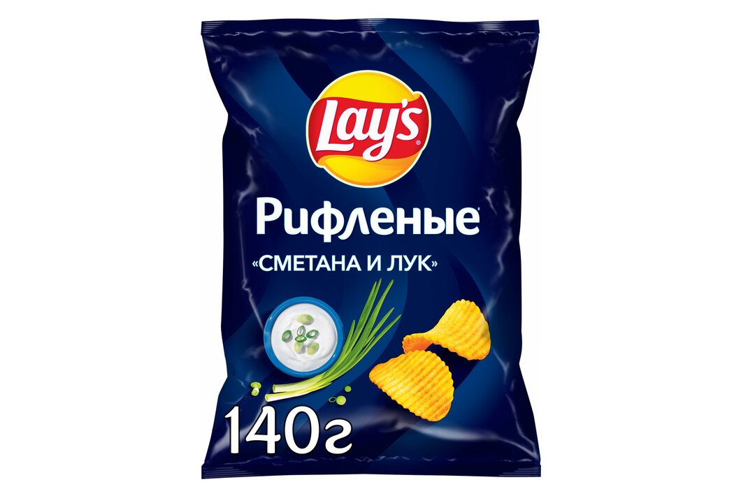 

Картофельные чипсы Lay's Сметана и Лук 140 г