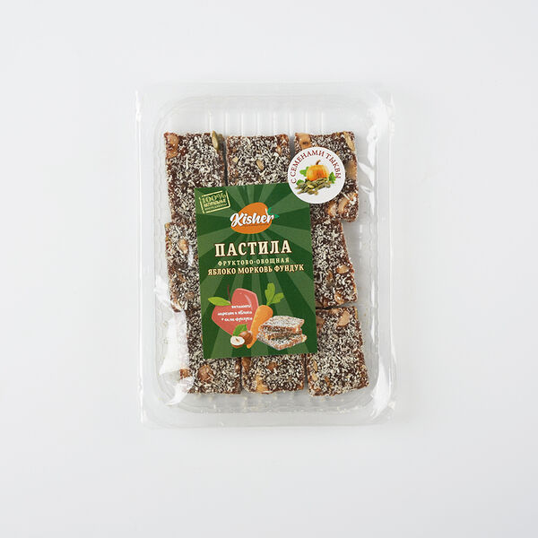 Пастила Яблоко Морковь Фундук с семенами тыквы